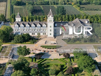 View of Changyu-Castel Winery in Yantai, China, on September 16, 2024. (