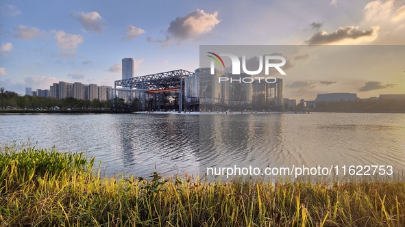 Asia's largest greenhouse garden opens in the South area of the Expo Culture Park in Shanghai, China, on September 28, 2024. 