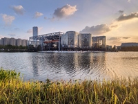 Asia's largest greenhouse garden opens in the South area of the Expo Culture Park in Shanghai, China, on September 28, 2024. (