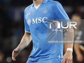 Scott McTominay of Napoli during the Serie A soccer match between SSC Napoli and Monza at Stadio Maradona in Naples, Italy, on September 29,...