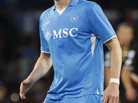 Scott McTominay of Napoli during the Serie A soccer match between SSC Napoli and Monza at Stadio Maradona in Naples, Italy, on September 29,...