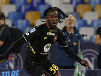 Monza's Warren Bondo is seen in action during the Serie A soccer match SSC Napoli vs. Monza at Stadio Maradona in Naples, Italy, on Septembe...