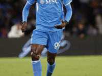 Napoli's Frank Zambo Anguissa is seen in action during the Serie A soccer match SSC Napoli - Monza at Stadio Maradona in Naples, Italy, on S...