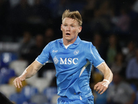 Napoli's Scott McTominay is seen in action during the Serie A soccer match SSC Napoli vs. Monza at Stadio Maradona in Naples, Italy, on Sept...