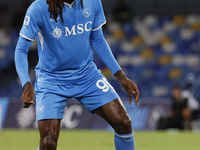 Napoli's Frank Zambo Anguissa is seen in action during the Serie A soccer match SSC Napoli - Monza at Stadio Maradona in Naples, Italy, on S...