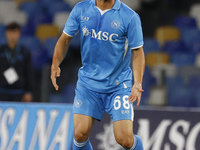 Napoli's Stanislav Lobotka is seen in action during the Serie A soccer match SSC Napoli vs. Monza at Stadio Maradona in Naples, Italy, on Se...