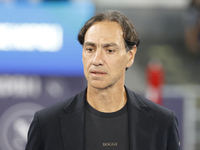 Alessandro Nesta coaches Monza before the Serie A soccer match between SSC Napoli and Monza at Stadio Maradona in Naples, Italy, on Septembe...