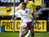 RKC player Dario van de Buijs and AFC Ajax Amsterdam forward Brian Brobbey during the match RKC vs. Ajax at the Mandemakers Stadium for the...