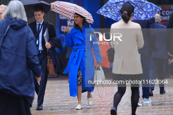 Claire Coutinho attends the Conservative Party Conference at the International Conference Centre in Birmingham, United Kingdom, on September...