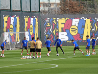 FC Barcelona trains at the Joan Gamper sports city, prior to the Champions League match against Young Boys, in Barcelona, Spain, on Septembe...