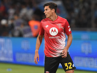 Matteo Pessina of AC Monza warms up before the Serie A match between SSC Napoli and AC Monza at Stadio Diego Armando Maradona Naples Italy o...