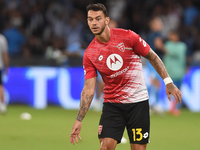 Pedro Pereira of AC Monza warms up before the Serie A match between SSC Napoli and AC Monza at Stadio Diego Armando Maradona Naples Italy on...