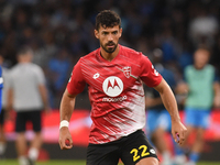 Pablo Mari of AC Monza warms up before the Serie A match between SSC Napoli and AC Monza at Stadio Diego Armando Maradona Naples Italy on 29...