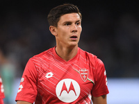 Matteo Pessina of AC Monza warms up before the Serie A match between SSC Napoli and AC Monza at Stadio Diego Armando Maradona Naples Italy o...