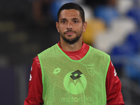 Gianluca Caprari of AC Monza during the Serie A match between SSC Napoli and AC Monza at Stadio Diego Armando Maradona Naples Italy on 29 Se...