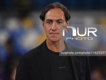 Alessandro Nesta Head Coach of AC Monza during the Serie A match between SSC Napoli and AC Monza at Stadio Diego Armando Maradona Naples Ita...