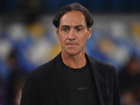 Alessandro Nesta Head Coach of AC Monza during the Serie A match between SSC Napoli and AC Monza at Stadio Diego Armando Maradona Naples Ita...