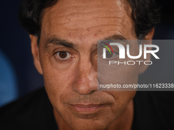 Alessandro Nesta Head Coach of AC Monza during the Serie A match between SSC Napoli and AC Monza at Stadio Diego Armando Maradona Naples Ita...