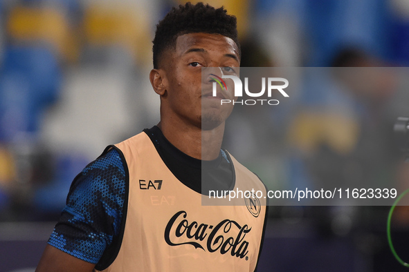 David Neres of SSC Napoli during the Serie A match between SSC Napoli and AC Monza at Stadio Diego Armando Maradona Naples Italy on 29 Septe...