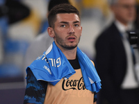 Billy Gilmour of SSC Napoli during the Serie A match between SSC Napoli and AC Monza at Stadio Diego Armando Maradona Naples Italy on 29 Sep...