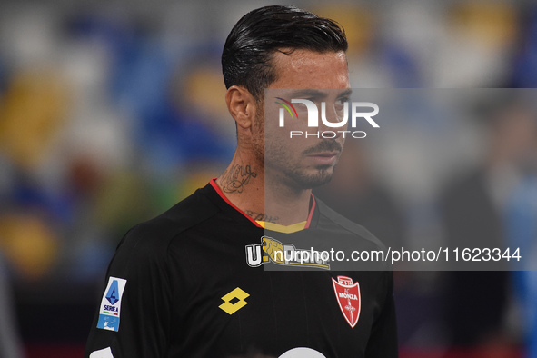 Armando Izzo of AC Monza during the Serie A match between SSC Napoli and AC Monza at Stadio Diego Armando Maradona Naples Italy on 29 Septem...