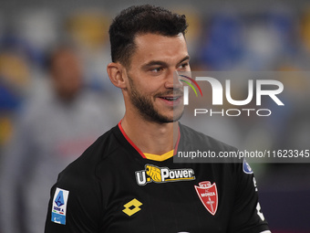 Pedro Pereira of AC Monza during the Serie A match between SSC Napoli and AC Monza at Stadio Diego Armando Maradona Naples Italy on 29 Septe...