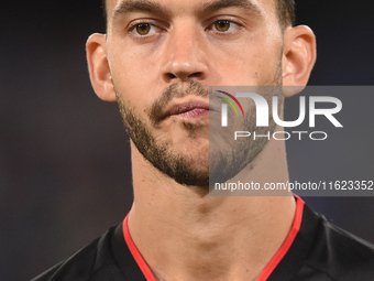 Pedro Pereira of AC Monza during the Serie A match between SSC Napoli and AC Monza at Stadio Diego Armando Maradona Naples Italy on 29 Septe...