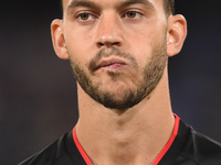 Pedro Pereira of AC Monza during the Serie A match between SSC Napoli and AC Monza at Stadio Diego Armando Maradona Naples Italy on 29 Septe...