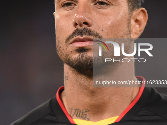 Armando Izzo of AC Monza during the Serie A match between SSC Napoli and AC Monza at Stadio Diego Armando Maradona Naples Italy on 29 Septem...