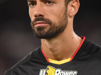 Pablo Mari of AC Monza during the Serie A match between SSC Napoli and AC Monza at Stadio Diego Armando Maradona Naples Italy on 29 Septembe...