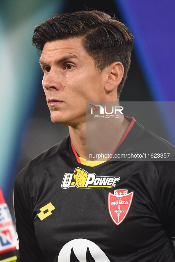 Matteo Pessina of AC Monza during the Serie A match between SSC Napoli and AC Monza at Stadio Diego Armando Maradona Naples Italy on 29 Sept...