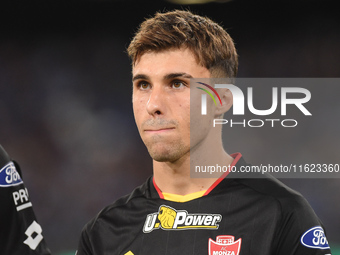 Alessandro Bianco of AC Monza during the Serie A match between SSC Napoli and AC Monza at Stadio Diego Armando Maradona Naples Italy on 29 S...