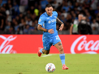 Matteo Politano of SSC Napoli during the Serie A match between SSC Napoli and AC Monza at Stadio Diego Armando Maradona Naples Italy on 29 S...