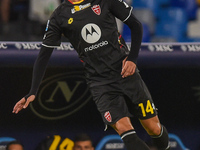 Daniel Maldini of AC Monza during the Serie A match between SSC Napoli and AC Monza at Stadio Diego Armando Maradona Naples Italy on 29 Sept...