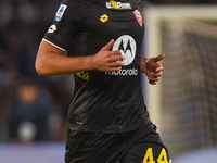 Andrea Carboni of AC Monza during the Serie A match between SSC Napoli and AC Monza at Stadio Diego Armando Maradona Naples Italy on 29 Sept...