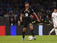 Pablo Mari of AC Monza during the Serie A match between SSC Napoli and AC Monza at Stadio Diego Armando Maradona Naples Italy on 29 Septembe...