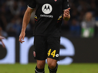 Andrea Carboni of AC Monza during the Serie A match between SSC Napoli and AC Monza at Stadio Diego Armando Maradona Naples Italy on 29 Sept...