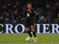 Daniel Maldini of AC Monza during the Serie A match between SSC Napoli and AC Monza at Stadio Diego Armando Maradona Naples Italy on 29 Sept...