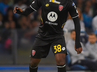 Warren Bondo of AC Monza during the Serie A match between SSC Napoli and AC Monza at Stadio Diego Armando Maradona Naples Italy on 29 Septem...