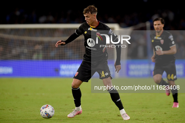 Daniel Maldini of AC Monza during the Serie A match between SSC Napoli and AC Monza at Stadio Diego Armando Maradona Naples Italy on 29 Sept...