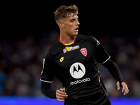 Daniel Maldini of AC Monza during the Serie A match between SSC Napoli and AC Monza at Stadio Diego Armando Maradona Naples Italy on 29 Sept...