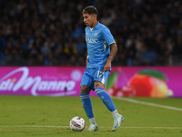 Mathias Olivera of SSC Napoli during the Serie A match between SSC Napoli and AC Monza at Stadio Diego Armando Maradona Naples Italy on 29 S...