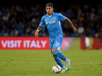 Mathias Olivera of SSC Napoli during the Serie A match between SSC Napoli and AC Monza at Stadio Diego Armando Maradona Naples Italy on 29 S...