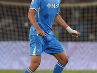 Alessandro Buongiorno of SSC Napoli during the Serie A match between SSC Napoli and AC Monza at Stadio Diego Armando Maradona Naples Italy o...