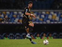 Pablo Mari of AC Monza during the Serie A match between SSC Napoli and AC Monza at Stadio Diego Armando Maradona Naples Italy on 29 Septembe...