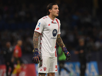 Stefano Turati of AC Monza during the Serie A match between SSC Napoli and AC Monza at Stadio Diego Armando Maradona Naples Italy on 29 Sept...