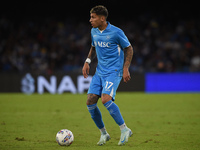 Mathias Olivera of SSC Napoli during the Serie A match between SSC Napoli and AC Monza at Stadio Diego Armando Maradona Naples Italy on 29 S...