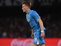 Scott McTominay of SSC Napoli during the Serie A match between SSC Napoli and AC Monza at Stadio Diego Armando Maradona Naples Italy on 29 S...