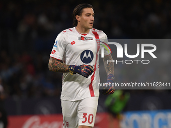 Stefano Turati of AC Monza during the Serie A match between SSC Napoli and AC Monza at Stadio Diego Armando Maradona Naples Italy on 29 Sept...