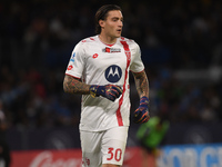 Stefano Turati of AC Monza during the Serie A match between SSC Napoli and AC Monza at Stadio Diego Armando Maradona Naples Italy on 29 Sept...